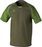 Erima Evo Star Shirt Korte Mouw Heren - Khaki / Green Gecko | Maat: 3XL