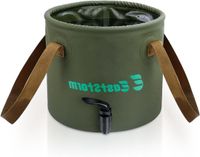 Merkloos Vouwkom camping vouwemmer 10 l/20 l afwasbak opvouwbaar outdoor vouwwaterreservoir met kraan - accessoires voor afwassen keuken douche wasmachine