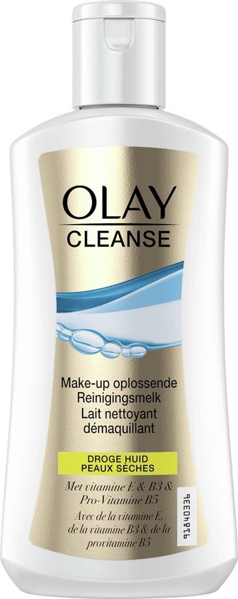 Olay Cleanse Make-Up Oplossende Reinigingsmelk - Droge Huid - 200ml