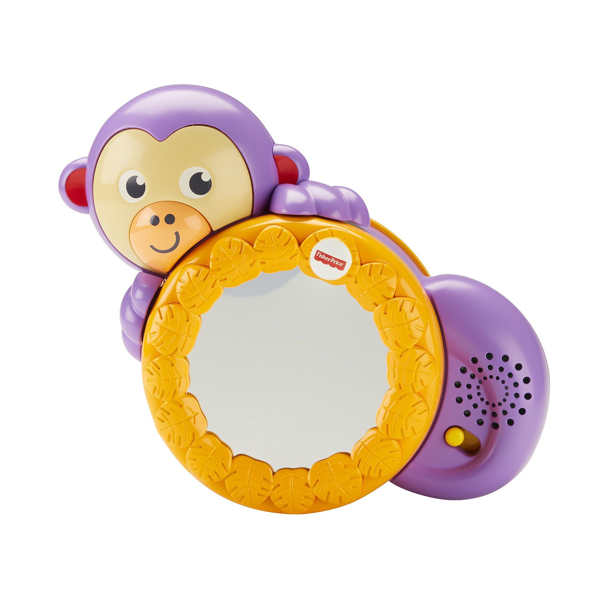 Fisher-Price 1-2-3 Crawl Along Monkey - Educatief speelgoed - Geel/Paars