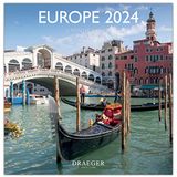 Drager Paris Grote wandkalender Europa 2024