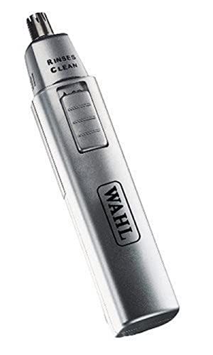 Wahl Persoonlijke trimmer, trimmer voor mannen en vrouwen, neus-, oor- en wenkbrauwtrimmer, wasbare hoofden, trimmen bakkebaarden en gezichtsbeharing, perzik fuzzz-trimmen, draadloos
