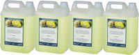 Claudius Cosmetics B.V. Body & Hair Fresh Ginger 5 Liter - set van 4 stuks - 2 in 1 voor lichaam en haar.