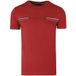 Tommy Hilfiger Slim Fit T-Shirt ronde hals rood, Effen