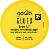 got2b Schwarzkopf Got2b Glued Brow Lift - Wenkbrauwgel met Borsteltje - 24u Fixatie en Definitie - Matte Finish Zonder Schilfers - Voor Wenkbrauwen en Haarlijn - Vegan Formule - 12 ml