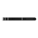 Thomas Sabo Unisex horlogeband textiel roestvrij staal, zwart, 11-20 mm, Band