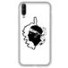 Beschermhoes Wiko Beschermhoes voor Wiko View 4, Korsica-design, wit