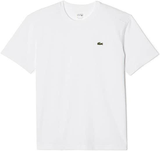 Lacoste Basic Sportshirt - Maat S - Mannen - wit - 3614038257915