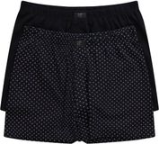 JP 1880 - Heren - Boxershorts OEKO-TEX set van 2 onderbroek - Zwart - Maat XL