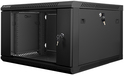 Lanberg WF01-6606-10B 6U Wall-mounted Rack Cabinet - Black
