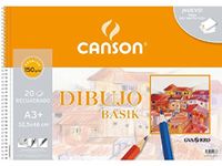 Canson Tekenblok basic frame 150 g, wit