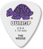 424P1.14 Jim Dunlop Tortex Wedge Plectrums - 1.14 mm - Player's Pack (12 Stuks)