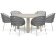 Santika Furniture Santika Pebble/Trino 158 cm dining tuinset 7-delig