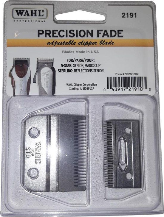 WAHL PROFESSIONAL 2 HOLE BLADES 000 OVERLAP #2191