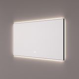HIPP Design Spiegel Mat Zwart met Indirecte LED Rondom 120 x 70 x 3 cm