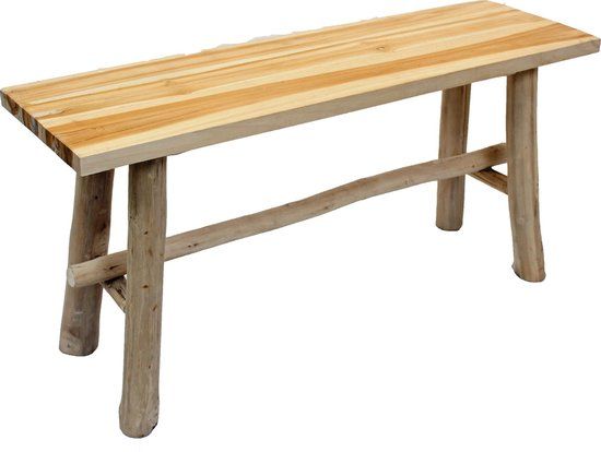 Van der Leeden Teak Tuinbank 100 cm Bruin