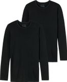 Schiesser Longsleeve 95/5 Originals Zwart XL