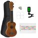 Mad About Sopraanukelele voor beginners in de natuur met Uke Bag en Tuner