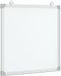 vidaXL Whiteboard magnetisch 40x40x1,7 cm aluminium