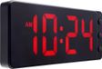 NeXtime Digitale Klok Rood – Tafel/Wandklok – 27.2 × 10.8 × 3 cm – ABS – Rood – LED
