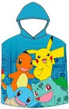 FACTORY Pokemon Badponcho - Sneldrogend - Polyester Microvezel - Unisex Kinderen - One Size - Multi