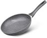 CS Kochsysteme EMDEN Poêle avec revêtement marbre, 20 cm, Noir