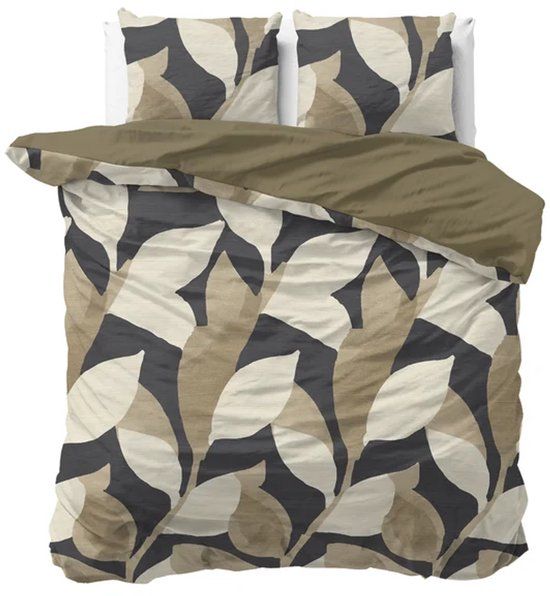 Sleeptime Pure Dekbedovertrek - 200 x 200/220 cm - 100% Katoen - Antraciet