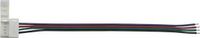 Velleman Kabel met 1 push connector voor flexibele LED strip - 10 mm RGB Kleur