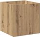 vidaXL Plantenbak - 40x40x40 cm - bewerkt hout - artisanaal - eikenkleur