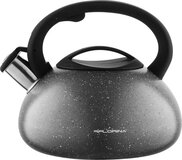 Florina Lava Fluitketel - 2.5L RVS - Zwart/Grijs