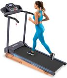 SereneLife Loopband voor Thuis, Stille Walking Pad, Compacte Treadmill met Schokabsorptie, LED Display, Draagbare Loopmachine, Tot 120 kg Belastbaar