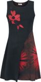 Innocent Maya Dames Midi-jurk - zwart/rood - XL