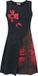 Innocent Maya Dames Midi-jurk - zwart/rood - XL