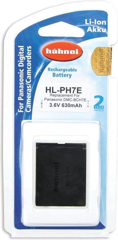 Hahnel HL-PH7E Li-Ion accu (Panasonic DMC-BCH7E)