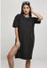 Urban Classics Organic Oversized Slit Tee Dress Zwart M