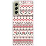 Samsung Galaxy S21 FE Rendier Kersttrui Siliconen hoesje