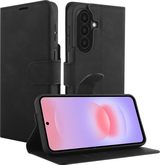 Just in Case PU-Leer Book Case Zwart Samsung Galaxy A27 5G