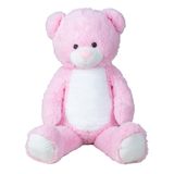 Mel-O-Design XL Beer knuffel van zachte pluche - roze - 100 cm - Teddyberen speelgoed/kraamcadeau