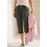 Cecil 3/4 Slim Leg Turn-Up Broek Clear Khaki 33