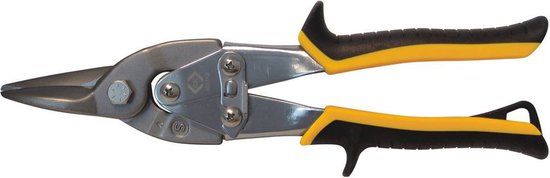 C.K Blikschaar 240 mm recht T4537AS | Kleurloos