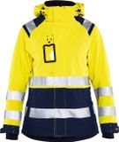 Blåkläder 4904-1987 High Vis Shell Jas Geel/Marineblauw Maat S