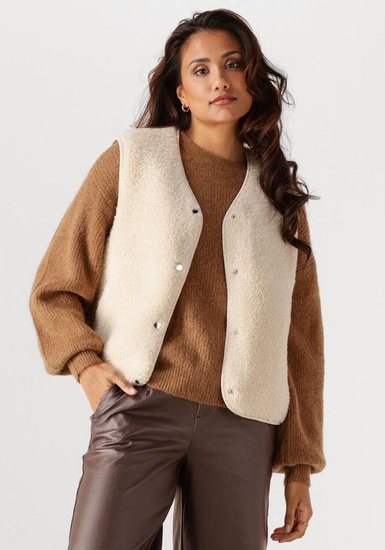 OBJECT Objella New Waistcoat Blazer - Creme - Maat 42