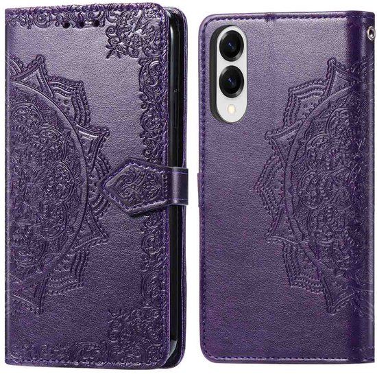 imoshion Mandala Bookcase voor de Samsung Galaxy S25 Edge - Paars