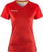 Craft Premier Fade Shirt Korte Mouw Dames - Rood | Maat: L
