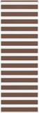 vidaXL storen rolgordijn 85x230 cm stofbreedte 80,9 cm polyester bruin