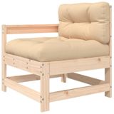 VidaXL Tuinbank Hout Beige