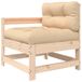VidaXL Tuinbank Hout Beige