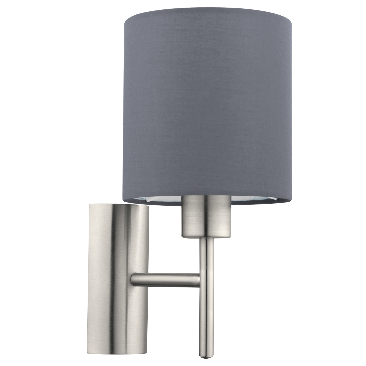 EGLO Pasteri Wandlamp - E27 - Staal/Stof - 30.5 cm