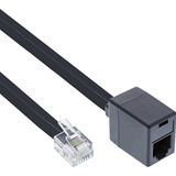 InLine 18833 telefoonkabel 3 m Zwart