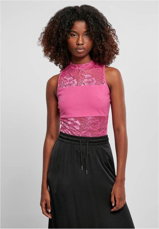 Urban Classics Laces Bodysuit - L - Paars